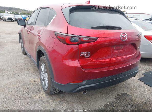 JM3KFBCM7N1581460 2022 MAZDA CX-5 Бордовый Задняя левая четверть