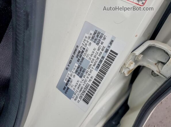 JM3KFBCM9K0599802 2019 MAZDA CX-5 Белый Вид наклейки с VIN-кодом