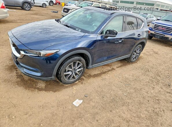JM3KFBDL3H0177474 2017 MAZDA CX-5 Blue Przód lewy