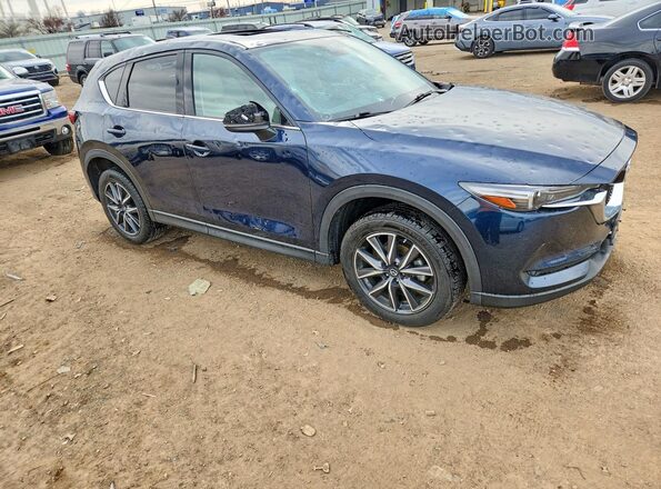 JM3KFBDL3H0177474 2017 MAZDA CX-5 Blue Przód prawy