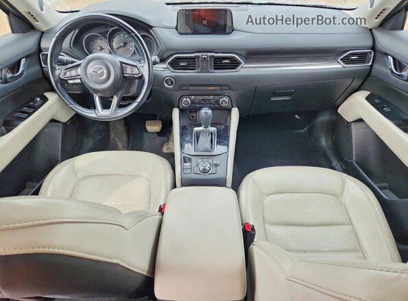 JM3KFBDL3H0177474 2017 MAZDA CX-5 Blue Widok deski rozdzielczej
