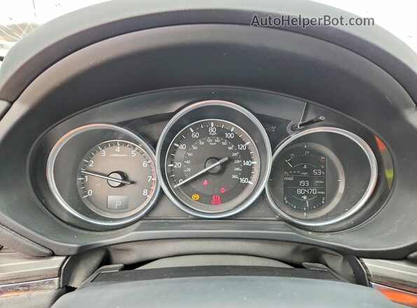 JM3KFBDL3H0177474 2017 MAZDA CX-5 Blue Widok zestawu wskaźników