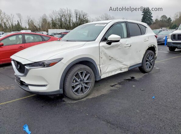 JM3KFBDL5H0131273 2017 MAZDA CX-5 Белый Передняя левая четверть