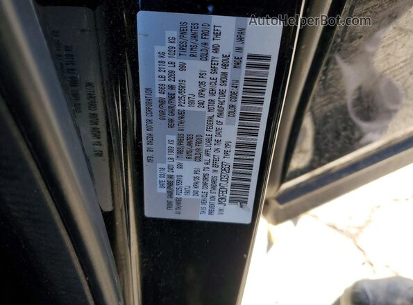 JM3KFBDM7J0372637 2018 MAZDA CX-5 Черный Вид наклейки с VIN-кодом
