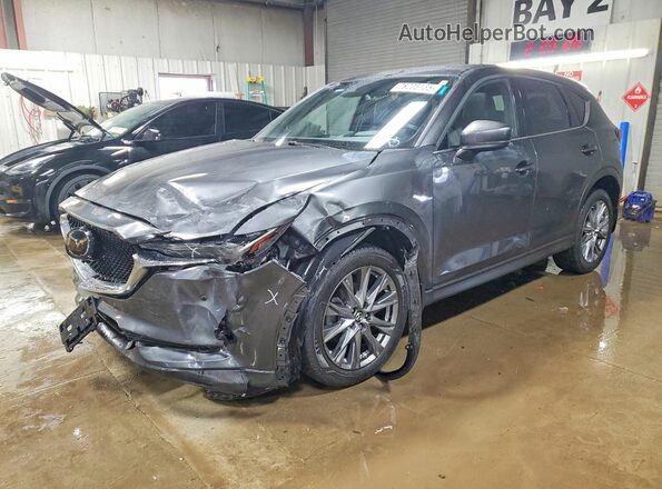 JM3KFBEY5K0584813 2019 MAZDA CX-5 Gray Առջևի ձախ երեք քառորդ տեսարան
