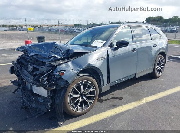 JM3KJDHA9S1130244 2025 MAZDA CX-70 PHEV Серый Передняя левая четверть