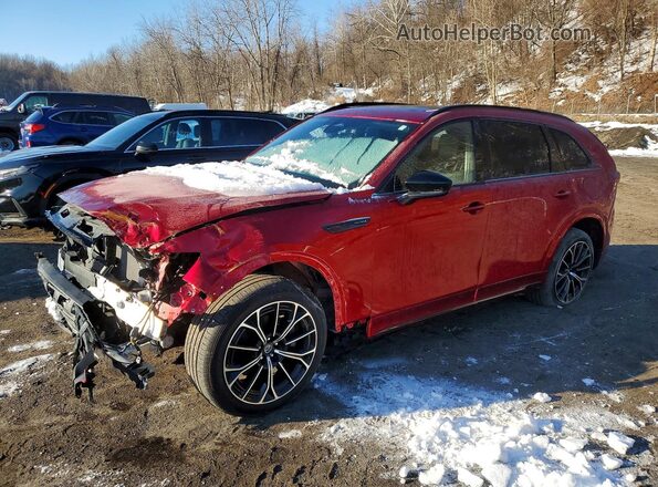 JM3KJDHC8S1104378 2025 MAZDA CX-70 Red Vista tres cuartos delantera izquierda