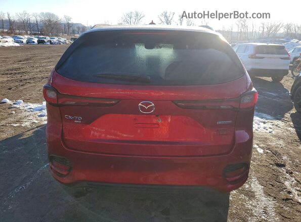JM3KJDHC8S1104378 2025 MAZDA CX-70 Red Vista trasera