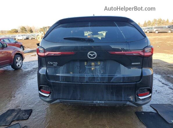 JM3KJDHD3S1114647 2025 MAZDA CX-70 Black Widok z tyłu