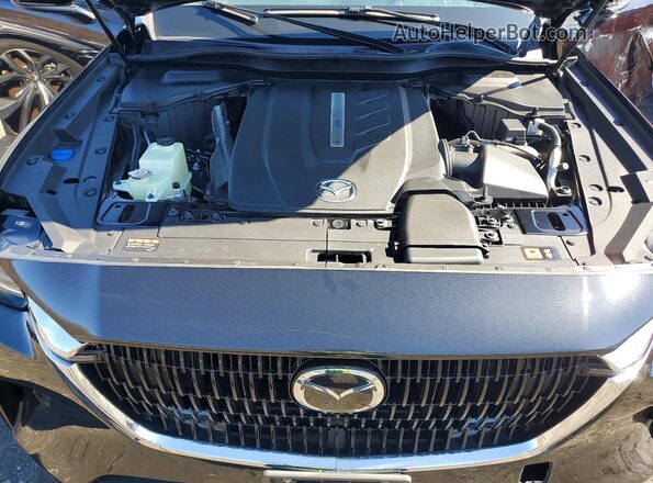 JM3KKBHA4R1179010 2024 MAZDA CX-90 Black Widok komory silnika