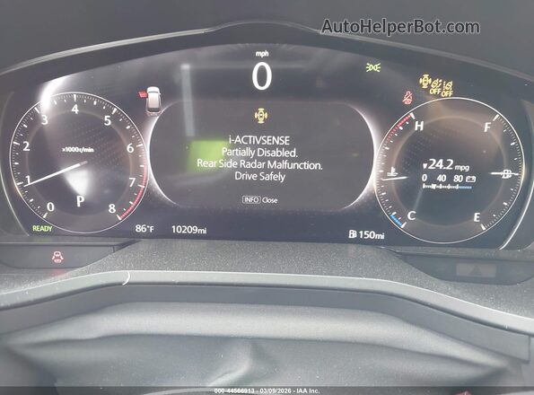 JM3KKCHD2T1356208 2026 MAZDA CX-90 Blue უკანა სავარძლების ხედი