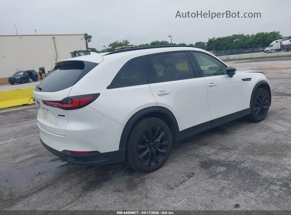 JM3KKCHDXT1353282 2026 MAZDA CX-90 Белый Задняя правая четверть