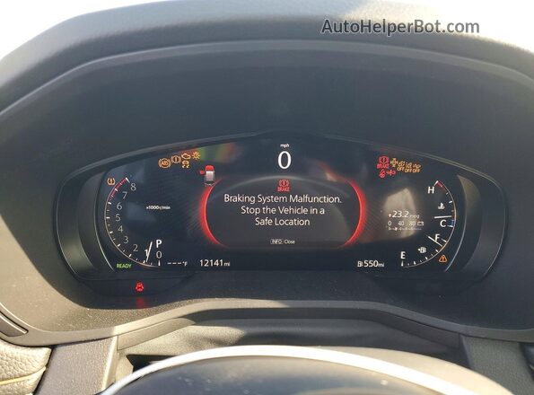 JM3KKCHDXT1356036 2026 MAZDA CX-90 Gray Widok zestawu wskaźników