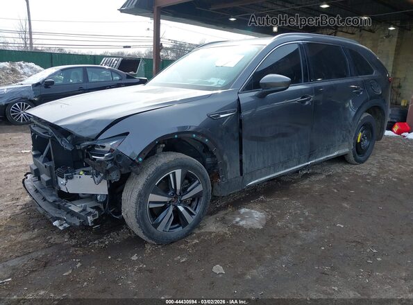 JM3KKDHA4R1104285 2024 MAZDA CX-90 PHEV Gray წინა ხედი
