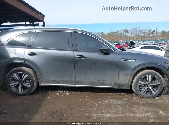 JM3KKDHA4R1104285 2024 MAZDA CX-90 PHEV Gray უკანა სალონის ხედი