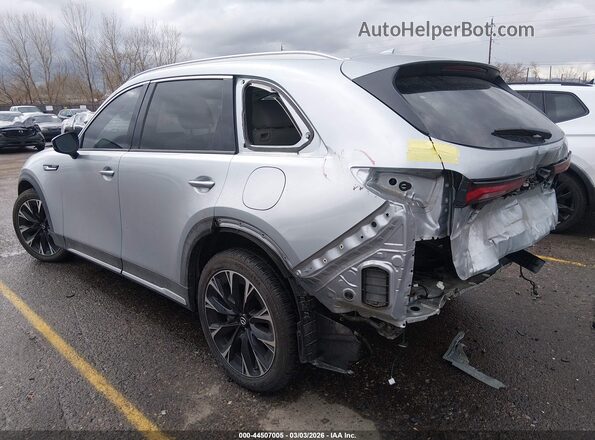 JM3KKDHAXR1141003 2024 MAZDA CX-90 PHEV Серебряный Задняя левая четверть