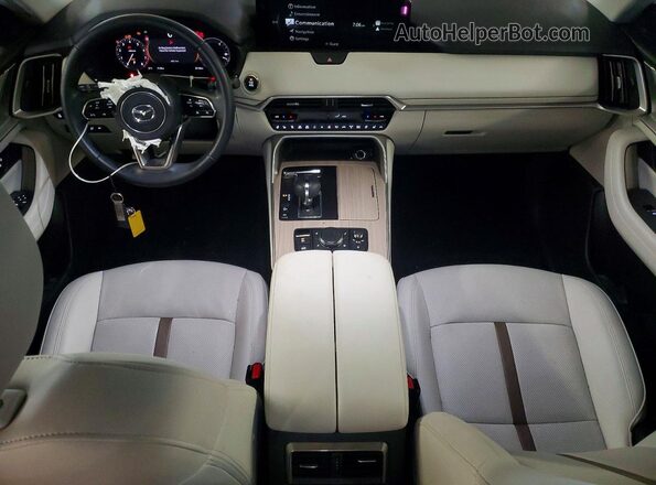 JM3KKDHC3S1197727 2025 MAZDA CX-90 Белый Вид панели приборов