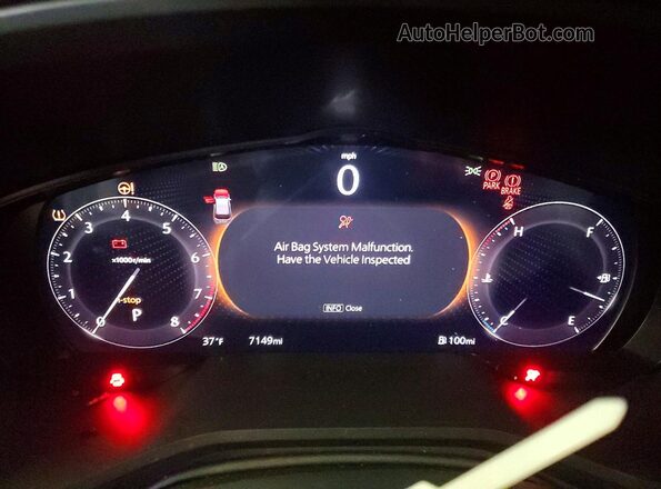 JM3KKDHC3S1197727 2025 MAZDA CX-90 Белый Вид щитка приборов
