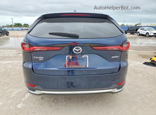 JM3KKEHA7S1193197 2025 MAZDA CX-90 Синий Вид сзади