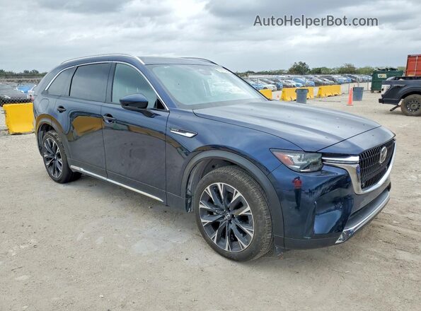 JM3KKEHA7S1193197 2025 MAZDA CX-90 Синий Передняя правая четверть