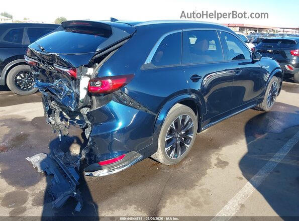 JM3KKEHC8R1174363 2024 MAZDA CX-90 Синий Задняя правая четверть
