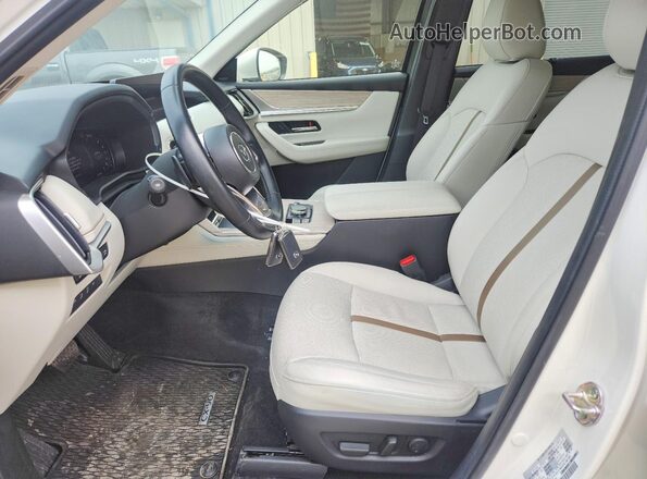 JM3KKEHD0R1184989 2024 MAZDA CX-90 White Вид салону спереду