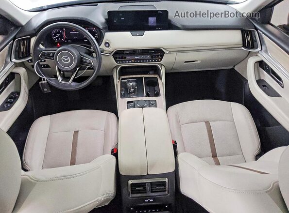 JM3KKEHD6R1130791 2024 MAZDA CX-90 Серебряный Вид панели приборов