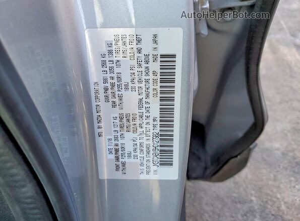 JM3TCABY6H0127982 2017 MAZDA CX-9 Silver Vista del compartimento del motor