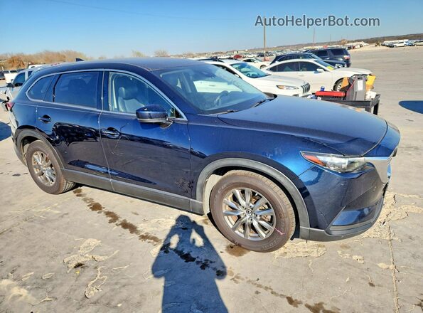 JM3TCACY7J0224435 2018 MAZDA CX-9 Синий Передняя правая четверть
