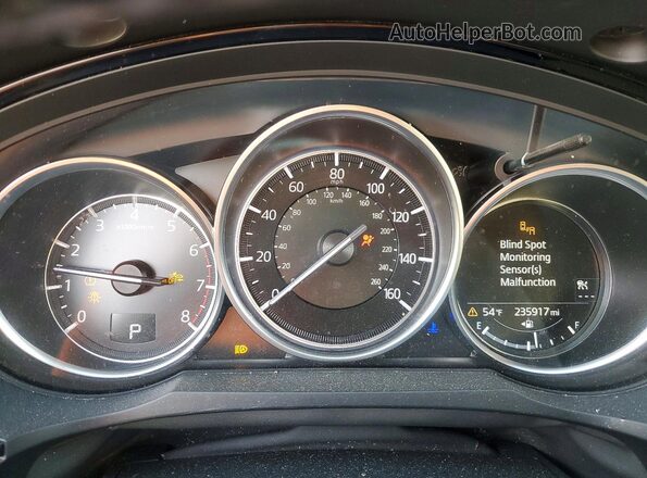JM3TCACYXM0507917 2021 MAZDA CX-9 Blue Սարքավորումների վահանակի տեսք