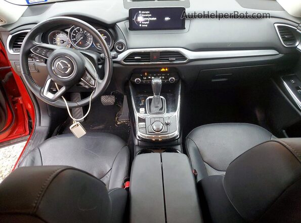 JM3TCBAY1P0656617 2023 MAZDA CX-9 Бордовый Вид панели приборов