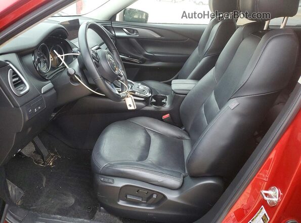 JM3TCBAY1P0656617 2023 MAZDA CX-9 Бордовый Вид салона спереди
