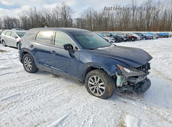 JM3TCBCY4J0217674 2018 MAZDA CX-9 Синий Передняя правая четверть