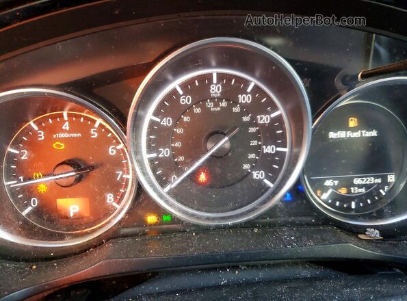 JM3TCBCY4J0217674 2018 MAZDA CX-9 Синий Вид щитка приборов