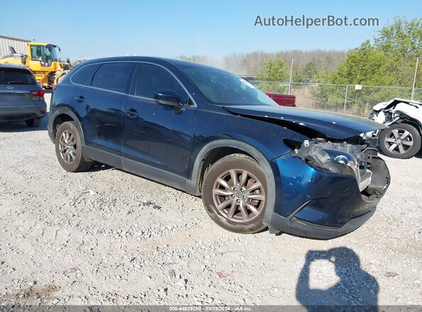 JM3TCBCY4K0329084 2019 MAZDA CX-9 Синий Передняя правая четверть