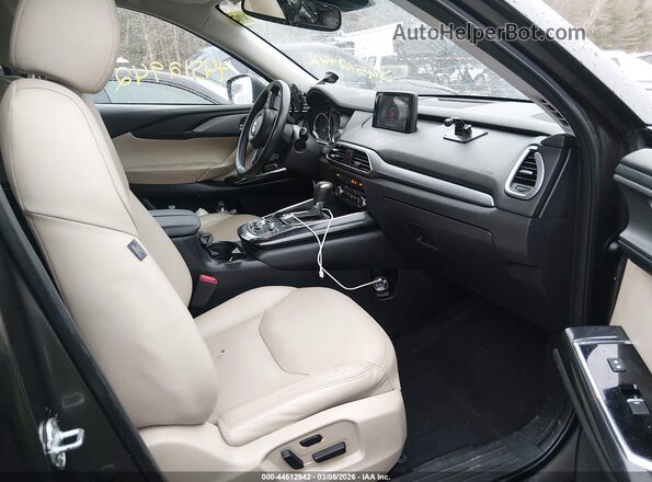 JM3TCBCY9J0214639 2018 MAZDA CX-9 Серый Вид салона спереди