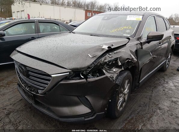 JM3TCBCY9J0214639 2018 MAZDA CX-9 Серый Передняя левая четверть