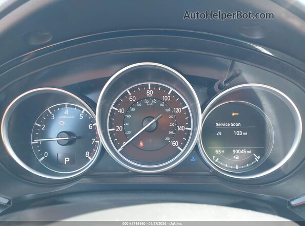 JM3TCBCY9M0526111 2021 MAZDA CX-9 Black უკანა სავარძლების ხედი