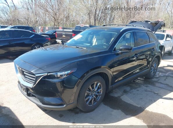 JM3TCBCY9M0526111 2021 MAZDA CX-9 Black წინა მარცხენა ხედი სამი მეოთხედიდან