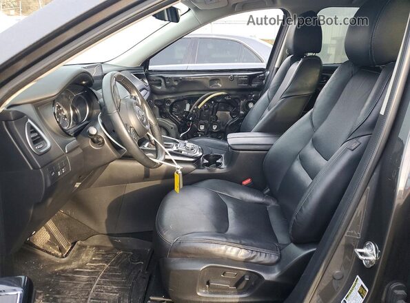JM3TCBCYXK0304853 2019 MAZDA CX-9 Серый Вид салона спереди