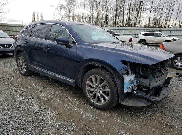 JM3TCBDY5K0334227 2019 MAZDA CX-9 Синий Передняя правая четверть