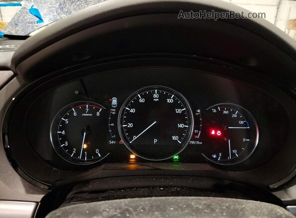 JM3TCBDYXK0328424 2019 MAZDA CX-9 Blue Widok zestawu wskaźników