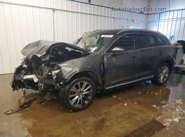 JM3TCBEY5M0537264 2021 MAZDA CX-9 Серый Передняя левая четверть