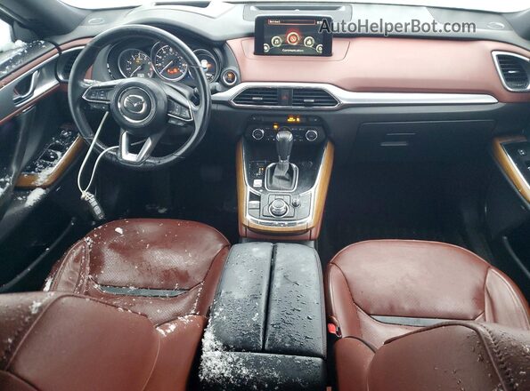 JM3TCBEY8G0119477 2016 MAZDA CX-9 Серебряный Вид панели приборов