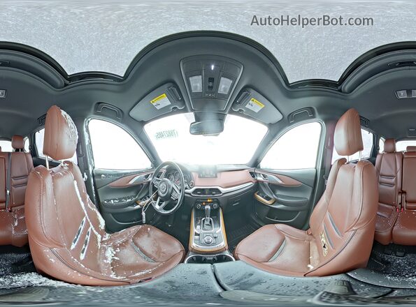 JM3TCBEY8G0119477 2016 MAZDA CX-9 Серебряный Панорамный вид салона 360°