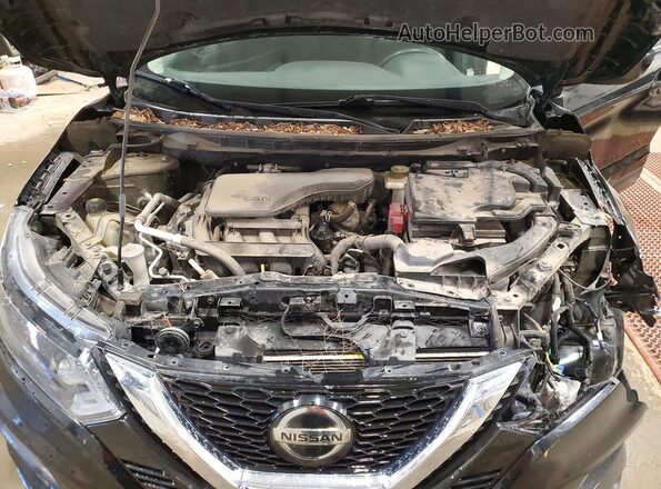 JN1BJ1AV4MW312558 2021 NISSAN ROGUE Черный Вид подкапотного пространства