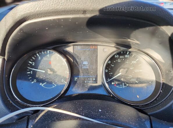 JN1BJ1CW4MW448002 2021 NISSAN ROGUE Black ხელსაწყოთა პანელის ხედი