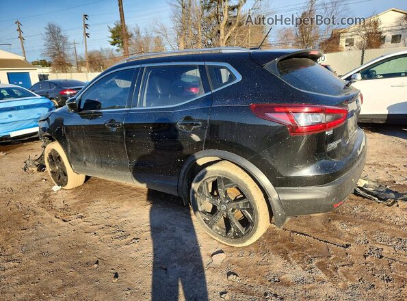 JN1BJ1CW4MW448002 2021 NISSAN ROGUE Black უკანა მარცხენა