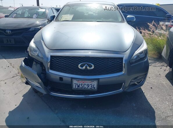 JN1BY1AP8HM740793 2017 INFINITI Q70 Синий Вид задней части салона