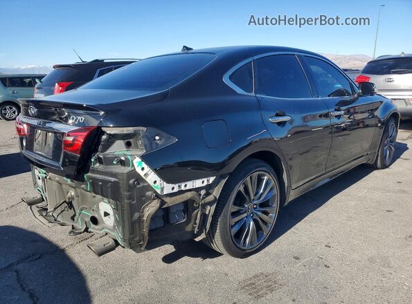 JN1BY1AP9HM740351 2017 INFINITI Q70 Black Tył prawy